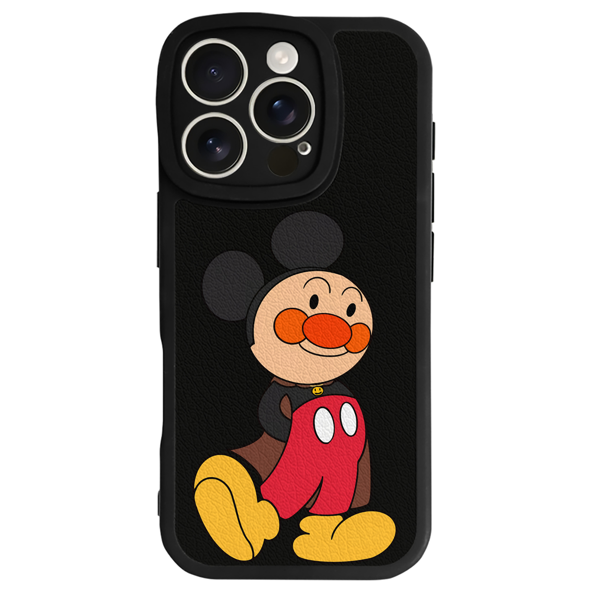 （画像用） アンパンマン Anpanman 【iPhone 16シリーズ対応】シリコンスマホケース（レザー調） 材質：シリコン